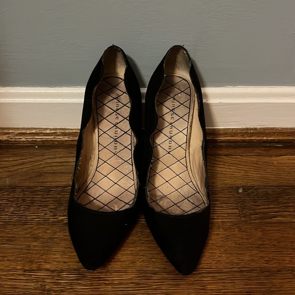 Chinese Laundry Black Suede Heels - Picture 2 of 6